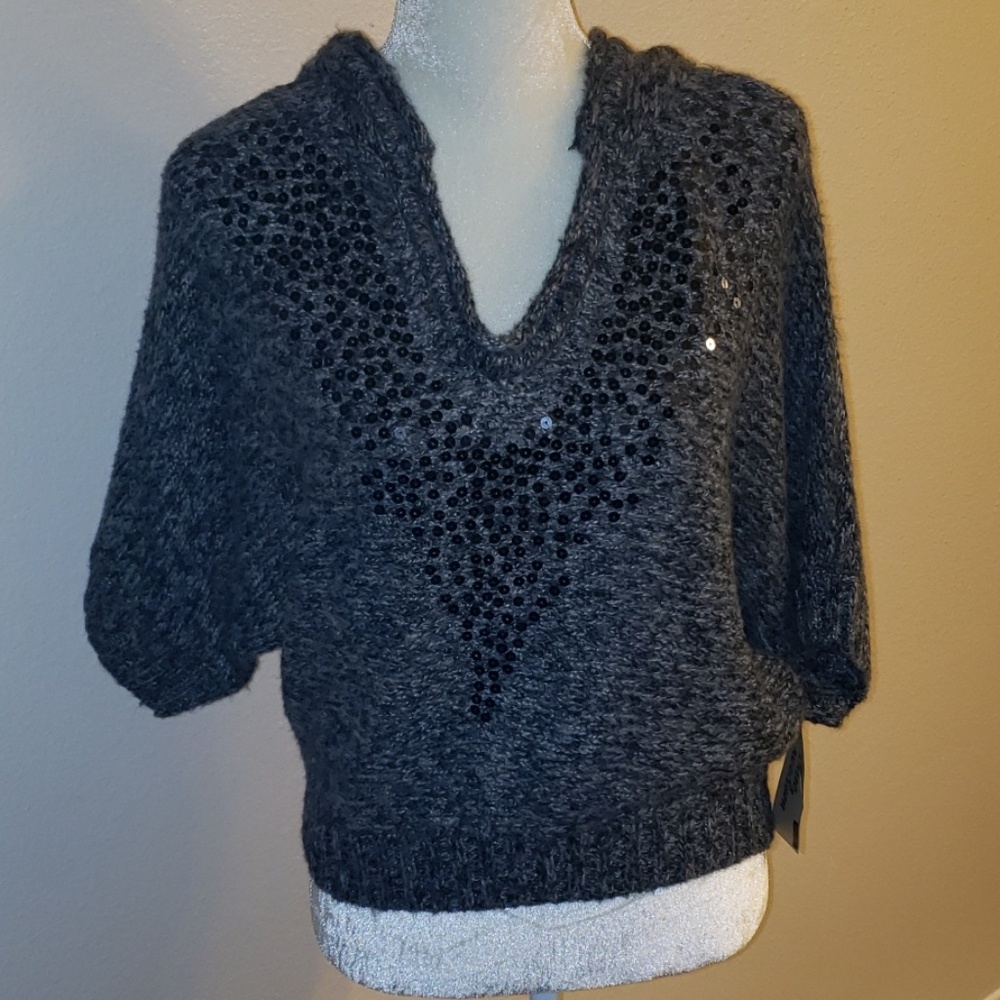 True freedom sweater short hoodie top